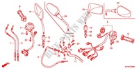 PALANCA DE MANIJA/INTERRUPTOR CABLE (VTR250/L) para Honda VTR 250 PGMFI 2012