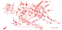CUERPO DE BASTIDOR para Honda VTX 1300 S RETRO 2003
