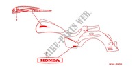 EMBLEMA/FLEJE  para Honda VTX 1800 RETRO CAST 2002