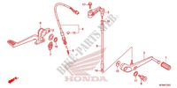 SOPORTE PRINCIPAL/PEDAL DE FRENO para Honda CB 1000 R 2014