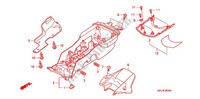 GUARDABARROS TRASERA para Honda CBR 1000 RR FIREBLADE TRICOLORE 2011