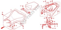 ASIENTO SIMPLE(2) para Honda CBR 1000 RR HURRICANE ABS 2010
