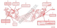ETIQUETA DE PRECAUCION(1) para Honda CBR 1000 RR 2013