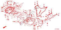 QUILLA INFERIOR (CBR125RW'07,'08,'09,'10) para Honda CBR 125 2009