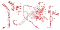 PALANCA DE MANIJA/INTERRUPTOR/CABLE(1) para Honda CRF 250 R 2011