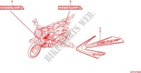 EMBLEMA/FLEJE ('11/'12) para Honda CRF 70 2012