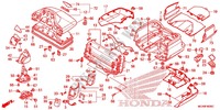 CUBIERTA DE PORTAEQUIPAJE para Honda GL 1800 GOLD WING ABS NAVI 2014