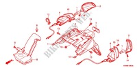 GUARDABARROS TRASERA / INTERMITENTE para Honda PCX 125 D PRESTIGE 2011