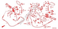 PALANCA DE MANIJA/INTERRUPTOR/CABLE(1) para Honda PCX 125 S PRESTIGE 2011
