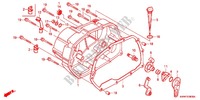 CUBIERTA DE CARTER DER. para Honda WAVE 110 Front brake disc, Electric start 2011