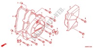 CUBIERTA DE CARTER IZQ./ GENERADOR(2) para Honda WAVE 110 Front brake disc, Electric start 2011