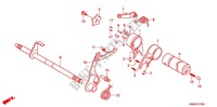 TAMBOR CAMBIO ENGRANAJES/HORQUILLA DE CAMBIO para Honda WAVE 110 Front brake disc, Electric start 2011