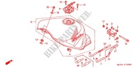 TANQUE DE COMBUSTIBLE para Honda RVT 1000 R RC51 2001