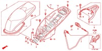 ASIENTO/CAJA DE EQUIPAJE para Honda SH 125 TOP CASE 2012