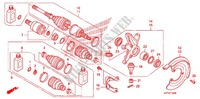 ARTICULACION DELANTERA/EJE DE IMPULSION DEL. para Honda FOURTRAX 420 RANCHER 4X4 AT 2010