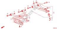 BRAZO DELANTERO para Honda FOURTRAX 420 RANCHER 4X4 Manual Shift CAMO 2016