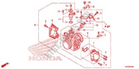 CUERPO MARIPOSA GASES para Honda FOURTRAX 420 RANCHER 4X4 EPS Manual Shift CAMO 2014