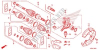 ARTICULACION DELANTERA/EJE DE IMPULSION DEL. para Honda FOURTRAX 420 RANCHER 4X4 EPS Manual Shift CAMO 2015