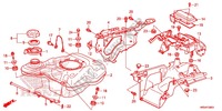 TANQUE DE COMBUSTIBLE para Honda FOURTRAX 420 RANCHER 4X4 EPS Manual Shift CAMO 2015