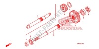EJE FINAL para Honda FOURTRAX 420 RANCHER 4X4 Manual Shift 2010