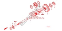 EJE FINAL para Honda FOURTRAX 420 RANCHER 4X4 AT PS CAMO 2011