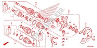 ARTICULACION DELANTERA/EJE DE IMPULSION DEL. para Honda FOURTRAX 420 RANCHER 4X4 AT PS 2012