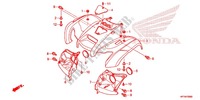 GUARDABARROS DELANTERO para Honda FOURTRAX 420 RANCHER 4X4 AT PS 2012