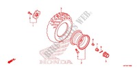 RUEDA TRASERA para Honda FOURTRAX 420 RANCHER 4X4 AT PS 2012