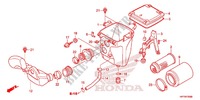 CUBIERTA DELANTERA/LIMPIADOR DE AIRE para Honda FOURTRAX 420 RANCHER 4X4 AT PS 2014