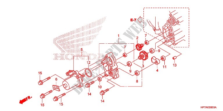 CONTROL DE MOTOR para Honda FOURTRAX 420 RANCHER 4X4 AT PS 2014