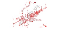 CUBIERTA DE BOMBA DE AGUA para Honda TRX 450 R SPORTRAX Electric Start WHITE 2012