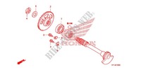 CIGUENAL/PISTON/ BALANCADOR(2) para Honda TRX 450 R SPORTRAX Electric Start RED 2013