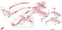 PEDAL/ESTRIBO para Honda FOURTRAX 500 FOREMAN RUBICON Hydrostatic 2009