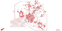 CUERPO MARIPOSA GASES para Honda FOURTRAX 500 FOREMAN 4X4 Electric Shift, Power Steering 2014