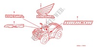 EMBLEMA/FLEJE (TRX500FA/FGA'05) para Honda FOURTRAX 500 FOREMAN RUBICON GPS 2005