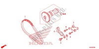 CADENA DE LEVA/TENSIONADOR para Honda FOURTRAX 500 FOREMAN 4X4 Power Steering, CAMO 2014