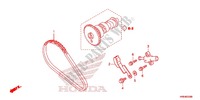 CADENA DE LEVA/TENSIONADOR para Honda FOURTRAX 500 FOREMAN 4X4 Electric Shift, PS, CAMO 2012