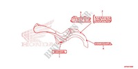EMBLEMA/FLEJE (VT1300CRA/CR/CTA/CT) para Honda VT 1300 STATELINE 2013