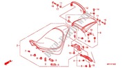 ASIENTO SIMPLE(2) para Honda VT 1300 C FURY ABS 2011