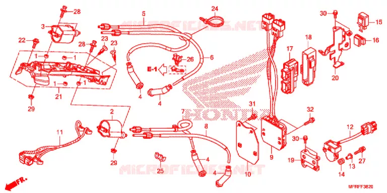 BOBINA DE ENCENDIDO/ECU Honda MOTO 1300 VT 2015  VT1300CXF