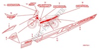 EMBLEMA/FLEJE (12) para Honda WAVE 125 Kick start, Spoked wheels 2011