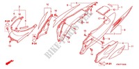 TAPAS TRASERAS (1) para Honda WAVE 125 Kick start, Spoked wheels 2011