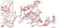 GUARDABARROS TRASERA / INTERMITENTE para Honda PCX 125 2010