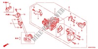 CUERPO MARIPOSA GASES para Honda PCX 125 SPECIAL EDITION WHITE 2013