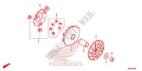 SUPERFICIE DE IMPULSION/ VASTAGO ARRANCADOR PIE para Honda PCX 125 2017