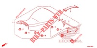 ASIENTO SIMPLE(2) para Honda TRX 250 FOURTRAX RECON Standard 2018