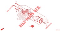 FILTRO DE ACEITE/COLECTOR DE ACEITE/BOMBA DE ACEITE para Honda MSX 125 2020